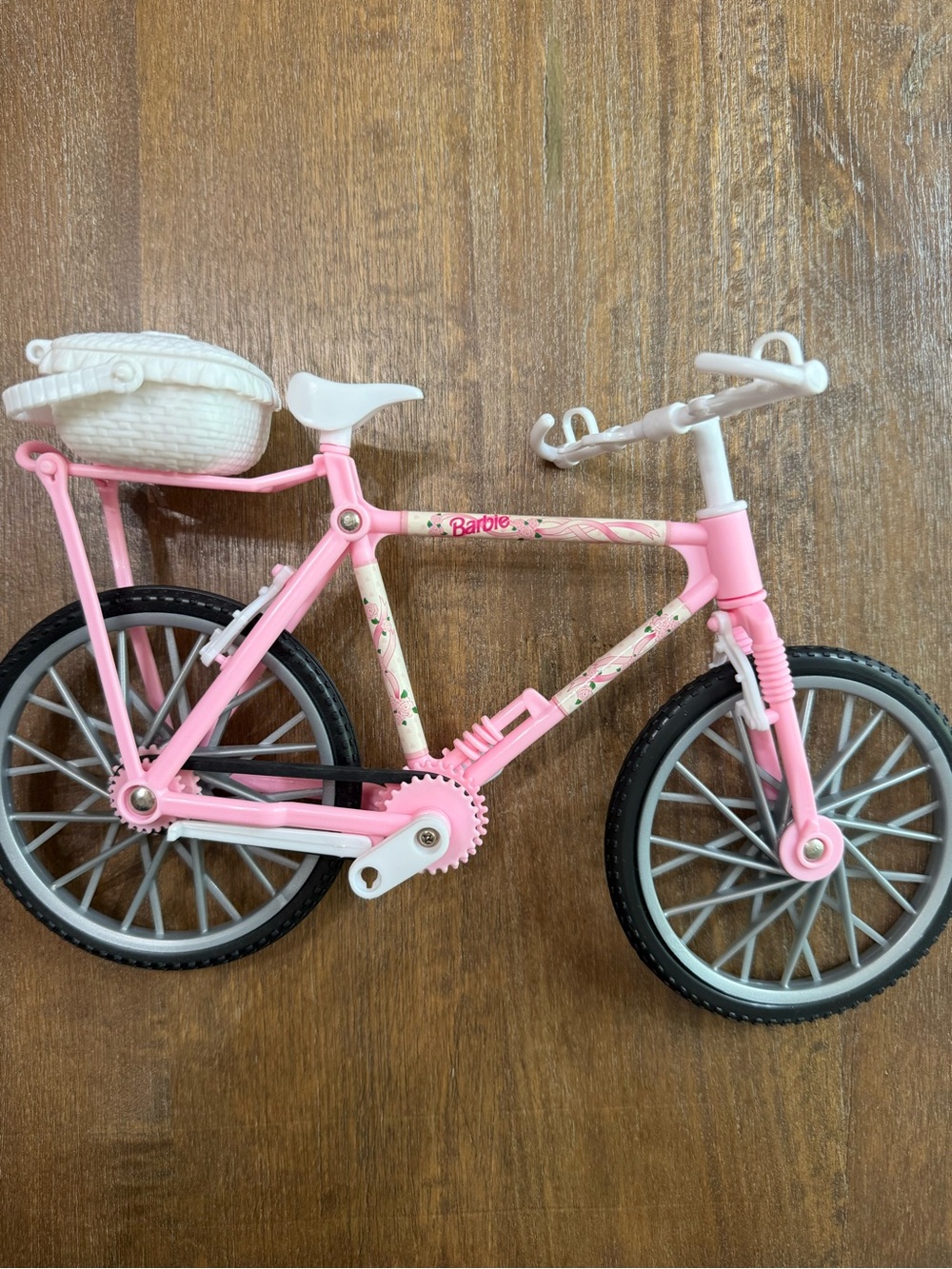 1996 Vintage Barbie bicycle with basket
